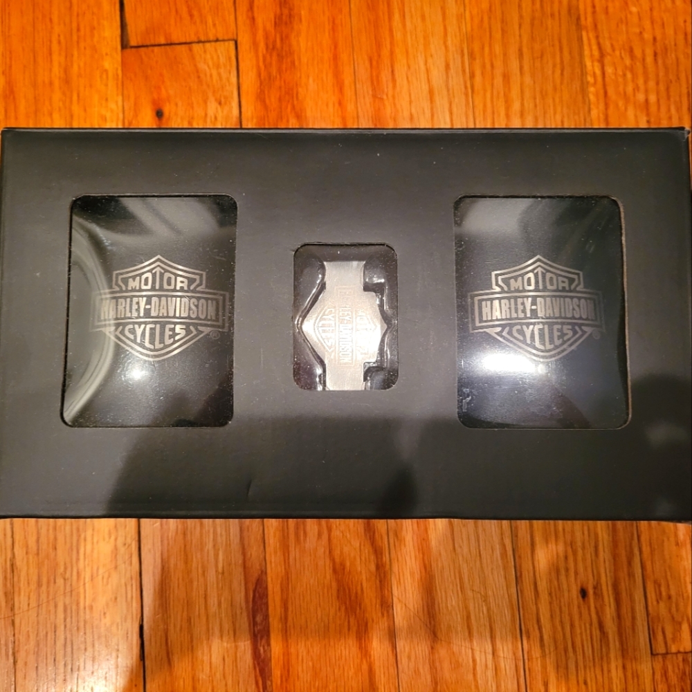 Harley Davidson 2 portable drinking cups for hot and cold beverages